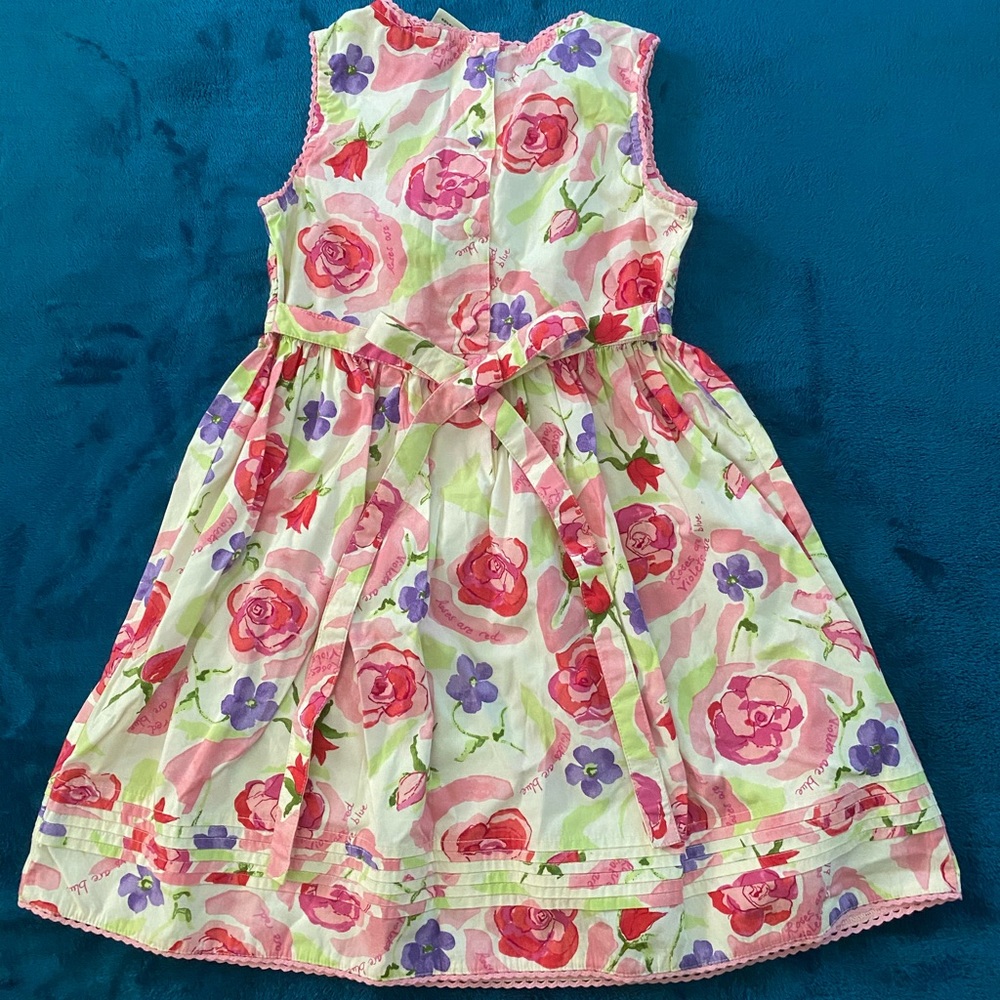 Beautiful floral little girl’s dress